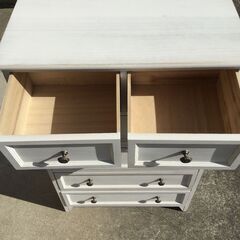 219 チェスト 洋風 おしゃれ タンス  小物入れ ホワイトの画像