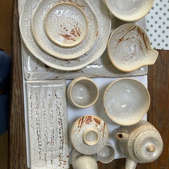 志野焼　食器　セット　1種類につき約５枚あります　　別々でも可能です　