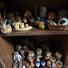 フクロウ置物