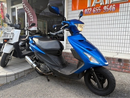 ★12万円　アドレスV125S セル1 実働車　スズキ　小型　スクーター　アドレス　CF4MA