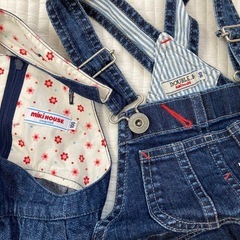 ミキハウスジャンパースカート2セットの画像