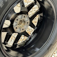 ホイール　マッドヴァンス04 18インチ　4本　スタッドレスタイヤ付き　の画像