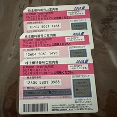 ANA株主優待　2025/05/31