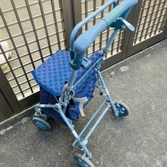 <売約済>【武蔵小山店】[美品！] 島製作所　リズムRWC シルバーカー　リズム　RWC シルバーカート　カート　ショッピング　押し車　手押しカート　手押し　の画像