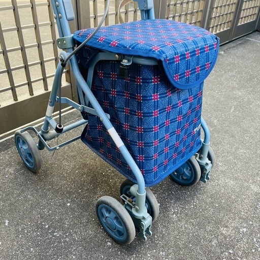 <売約済>【武蔵小山店】[美品！] 島製作所　リズムRWC シルバーカー　リズム　RWC シルバーカート　カート　ショッピング　押し車　手押しカート　手押し　