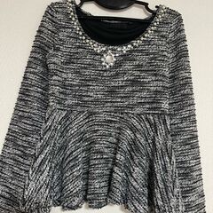 韓国 ワンピース CRYX ニットトップス Sサイズ服 2点セットの画像