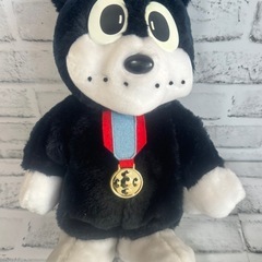 C411  元箱入り タカラ のらくろロック のらくろくん 昭和レトロ ぬいぐるみ フィギュア ジャンク 全長32.5cm
の画像