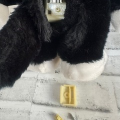 C411  元箱入り タカラ のらくろロック のらくろくん 昭和レトロ ぬいぐるみ フィギュア ジャンク 全長32.5cm
の画像