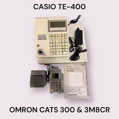 CASIO TE-400 レジスター & OMRON 決済端末セット