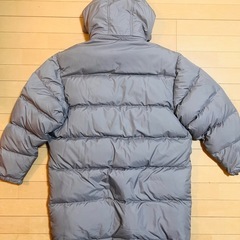 UNIQLOユニクロ　men'sダウンコートＬサイズ🩶グレーの画像