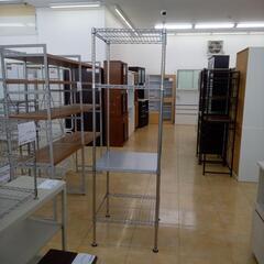 ★ジモティ割あり★  スチールラック シルバー H189×D59.5×W59 クリーニング済み OJ8039の画像