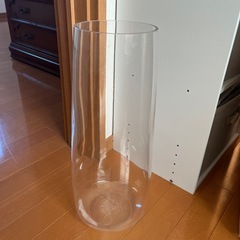 花瓶　透明　ガラス　クリアガラス　IKEA 45cm
