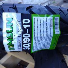 原付タイヤ2本セット 90/90-10 50Jの画像