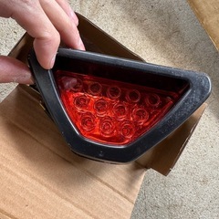 汎用バックフォグ　取り付けステー、ボルトナット付き