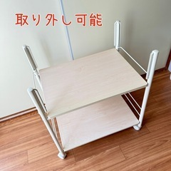 ※受け渡し先決まりました　キャスター付きラックの画像