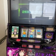 パチスロ実機6台！コイン不要機 愛姫 まどマギ3 リゼロ あの花 化物語2 政宗3の画像