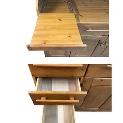 NO.2202 食器棚 書棚 飾り棚 サイドボード 収納家具 家具 中古の画像