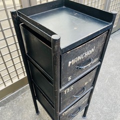 売約済み【武蔵小山店】ジャーナルスタンダードファニチャー ギデル　3ドロワー　チェスト　オシャレ　チェスト　ドロワー　journal standard Furniture メタル　スチール　キャビネット　インダストリアル　アイアン　検）　ビンテージ　アンティーク　drawer chest iron vintage  antique cabinet GIDELの画像