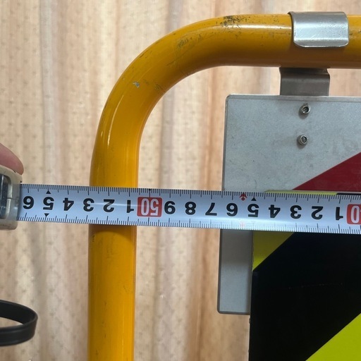 投雪作業中 工事看板 誘導看板