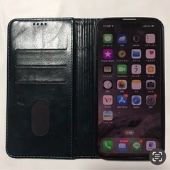 新品　アイフォン13 iPhone13 手帳型ケース　ダークブラ...