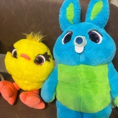 トイストーリー　ダッキー&バニー　ぬいぐるみ