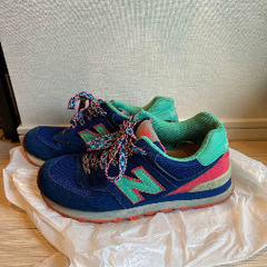 希少カラー★new balance 574 スニーカー　23.5cmの画像
