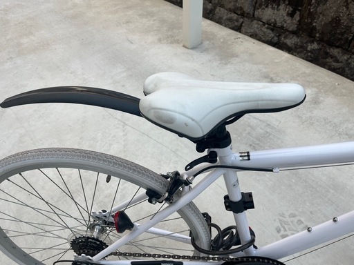 オシャレな白の自転車！26インチ