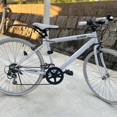 オシャレな白の自転車！26インチ