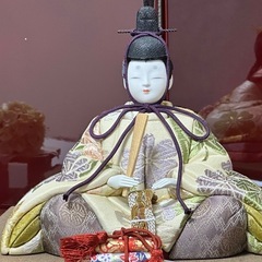 【受け渡し者決定】ひな人形　江戸木目込人形　親王飾の画像