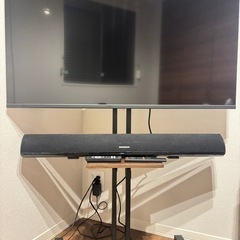 43型チューナーレステレビ　テレビ台