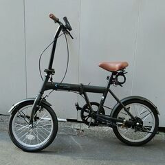 ほぼ新品🔴折り畳み式自転車の画像