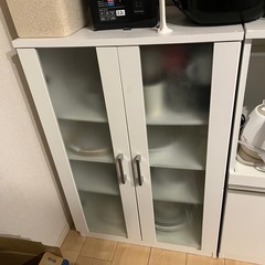 【受け渡し決定しました】食器棚 カウンター 2点セット