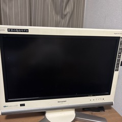 動作確認済み。シャープテレビ テレビ代付き
