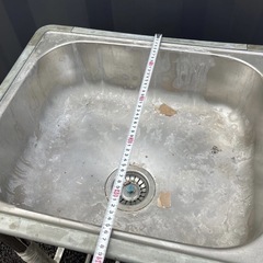 汚れ有ります　ステンレス　シンクの画像