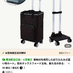 【未使用】折りたたみキャリーカートの画像