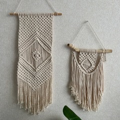 インテリア　マクラメ