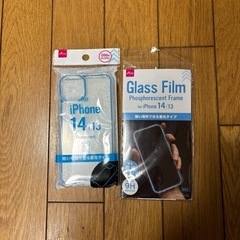 iPhone14/13 クリアーケース&iPhone14/13 ...