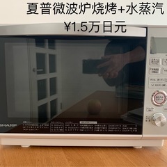 シャープレンジ、バーベキュー+スチームの画像