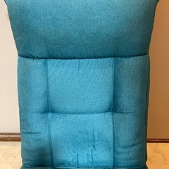 座椅子ターコイズブルーの画像