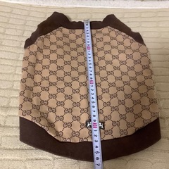 ハンドメイド　犬服 GGパターン Tシャツ ベージュ　茶色　　　　中型犬の画像