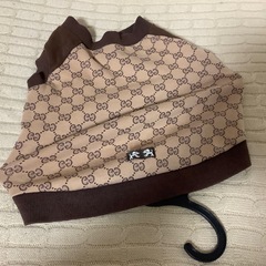 ハンドメイド　犬服 GGパターン Tシャツ ベージュ　茶色　　　　中型犬の画像