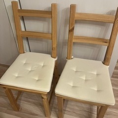 【受渡予定者決定】IKEA ダイニングチェア　2脚