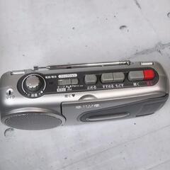 aiwa アイワ FM/AMラジオカセットレコーダー RM-P300/平成レトロの画像