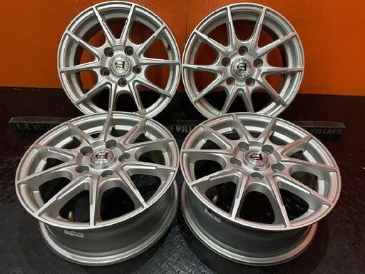 APHRODITE アフロディーテ 社外ホイール 15インチ 4本 6J5HPCD114.3+45 アイシス セレナ等　(VHM721)