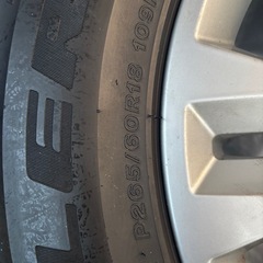 ゲレンデ純正タイヤホイール　265/60R18の画像
