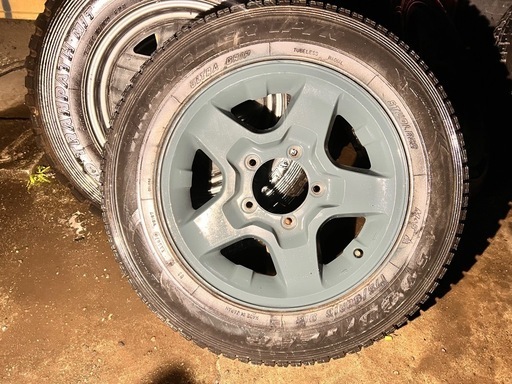 JB23純正ホイール4本タイヤ付セット
