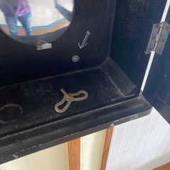 ゼンマイ事業ボンボン柱時計の画像