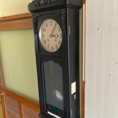 ゼンマイ事業ボンボン柱時計の画像