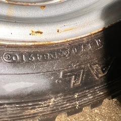 ジムニー用スチールホイールタイヤ付1本の画像