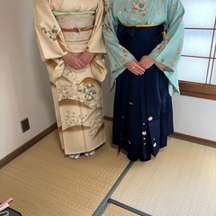 卒業、入学お着付けの画像